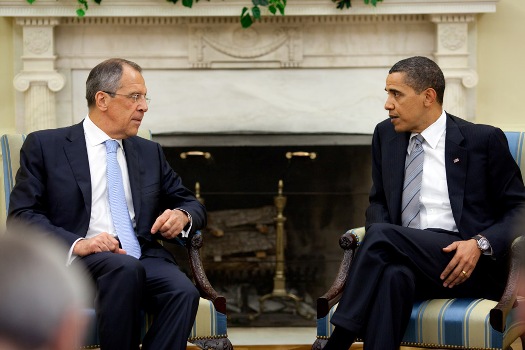 The President and the Russian Foreign Minister